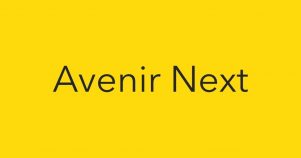 Avenir Next - our new font